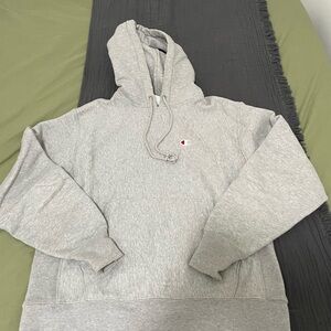 Champion Men's Light Gray Hoodie